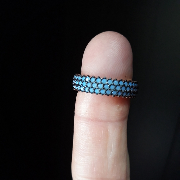 Micro Pave Eternity Band - Picture 2 of 2